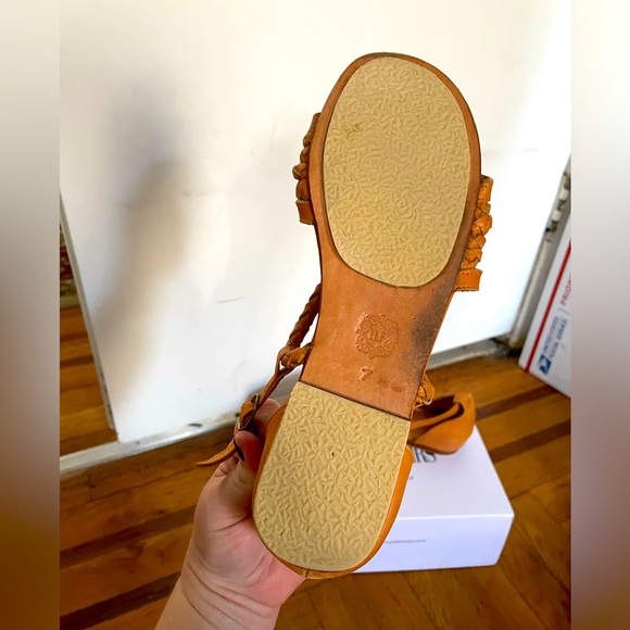 Elf Leather Sandals Handmade. Size 7. Good condition - Picture 3 of 4